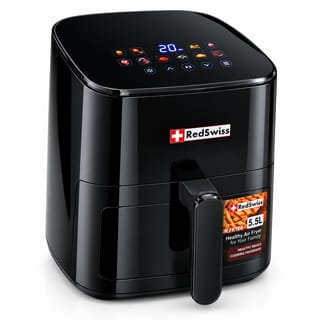 Redswiss RSAF 5503 Air Fryer 5.5L 1650W Digital Touch Screen Oil-Free Fryer with Timer & Temperature Control 4