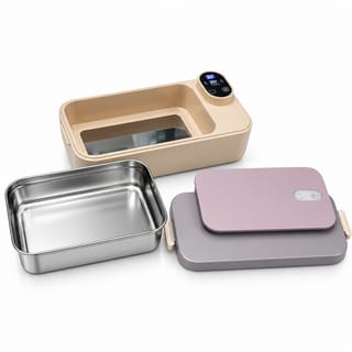 N5 Rechargeable Smart Heating Lunch Box | 7200mAh Battery | Portable Food Warmer | 304 Stainless Steel Electric Lunch Box for Adults with Digital Display 3