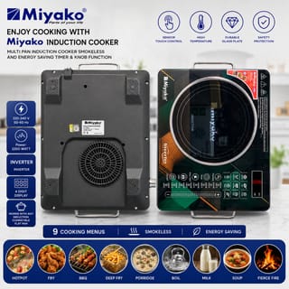 Best Induction Cooker Miyako TC-IND67 | 2200W | Smokeless | Multi Function Cooker | | Smokeless | Fast Cooking | Energy Saving 5