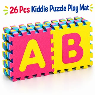 26Pcs EVA Foam Alphabet & Number Puzzle Play Mat for Kids – Non-Toxic, Anti-Slip, Waterproof Baby Crawling Floor Mat (4/5 ft) 2