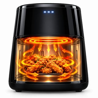 Bajaj Air Fryer DW 5 – 4.20L Capacity, 1400W Digital Oil-Free Cooker – Black 2
