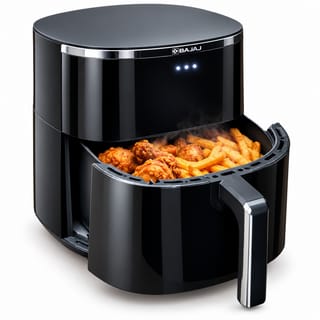 Bajaj Air Fryer DW 7– 5.70 L Large Capacity, 1600W Oil-Free Digital Air Fryer – Black 2