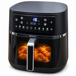 Bajaj Air Fryer DW 9 – 7.60 L Large Capacity, 2700W Digital Oil-Free Air Fryer (Black) | Healthy Cooking 3
