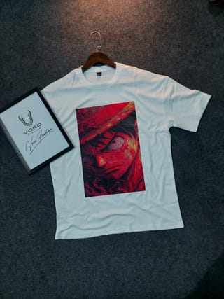 Monkey D. Luffy Inspired Drop Shoulder Tee 1