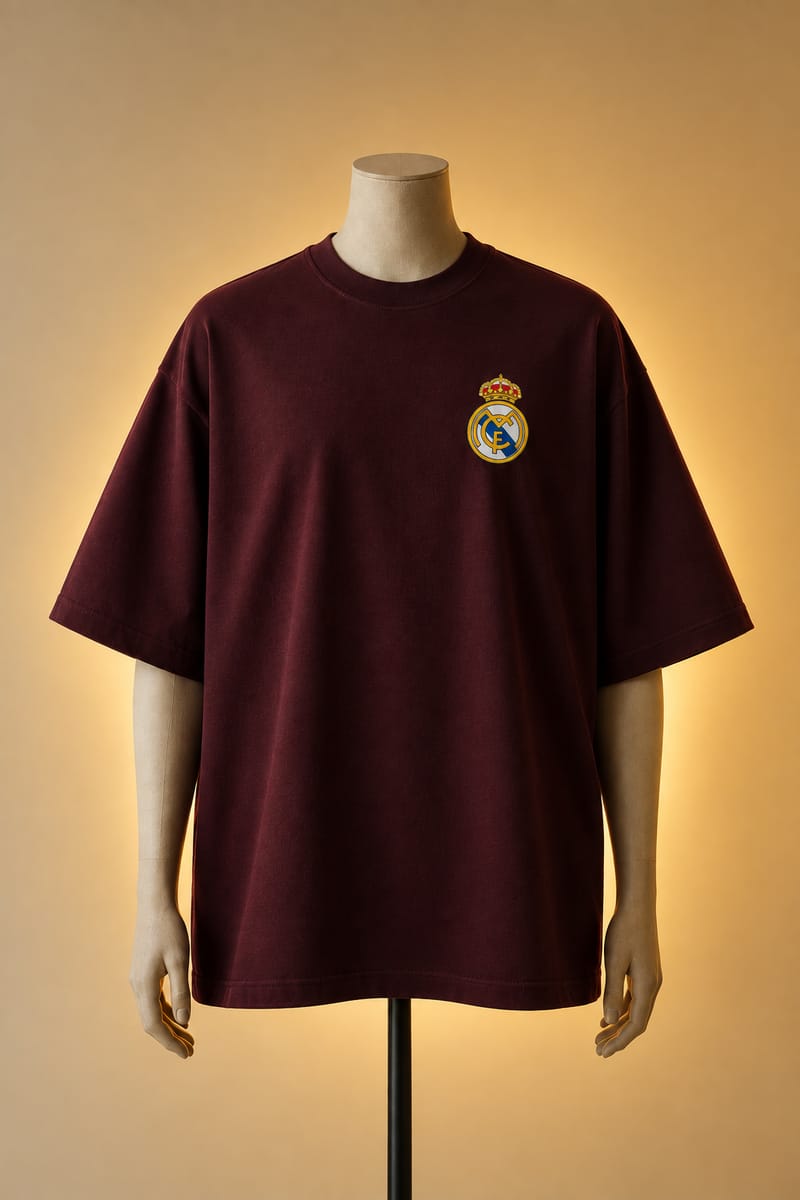 Ronaldo Real Madrid Edition Drop Shoulder Tee
