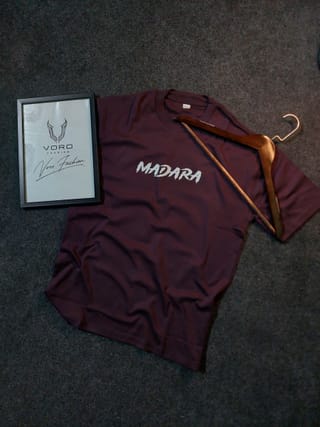 Madara - Red Samurai Armor Edition Drop Shoulder Tee 3