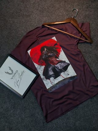 Madara - Red Samurai Armor Edition Drop Shoulder Tee 4