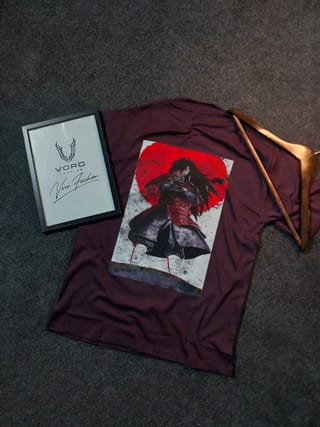 Madara - Red Samurai Armor Edition Drop Shoulder Tee 5