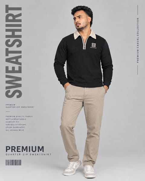 Premium Quarter-Zip Sweatshirt