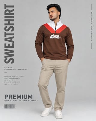 Premium Quarter-Zip Sweatshirt 1