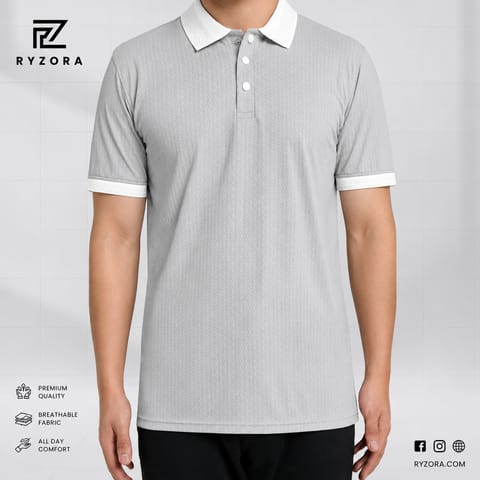 Mens Premium Limited Edition Polo - Ashphelt