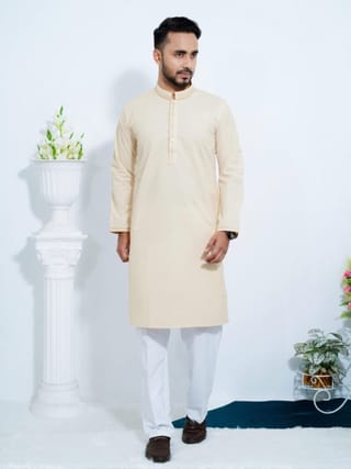 Premium Pure Slub Cotton Panjabi 1