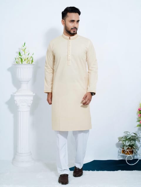 Premium Pure Slub Cotton Panjabi
