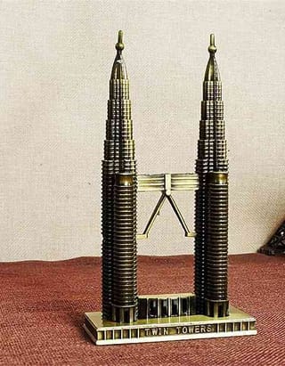 Metal Towin Towers. 1