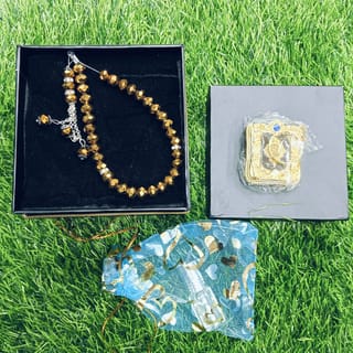 কাবা হাদিয়া বক্স Premium Combo Attar, Tajbee & Mini Quran Package 3