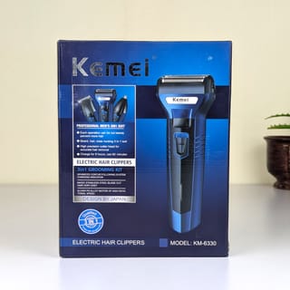 Kemei KM-6330 3-in-1 Hair Shaving Machine Grooming Kit 5