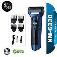 Kemei KM-6330 3-in-1 Trimmer – Hair, Beard & Nose Grooming Kit 3