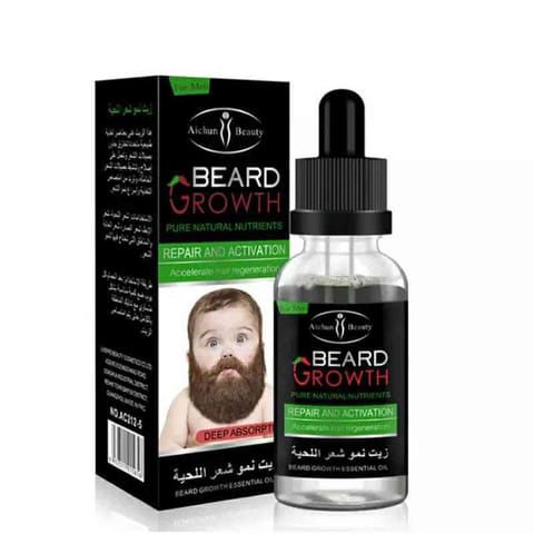 Natural Organic Beard Growth Oil For Men দাঁড়ি গজানো তেল