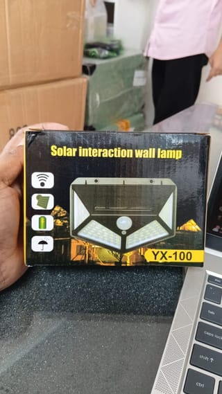 YX-100 Solar Interaction Wall Lamp – 100 LED Motion Sensor Light 2