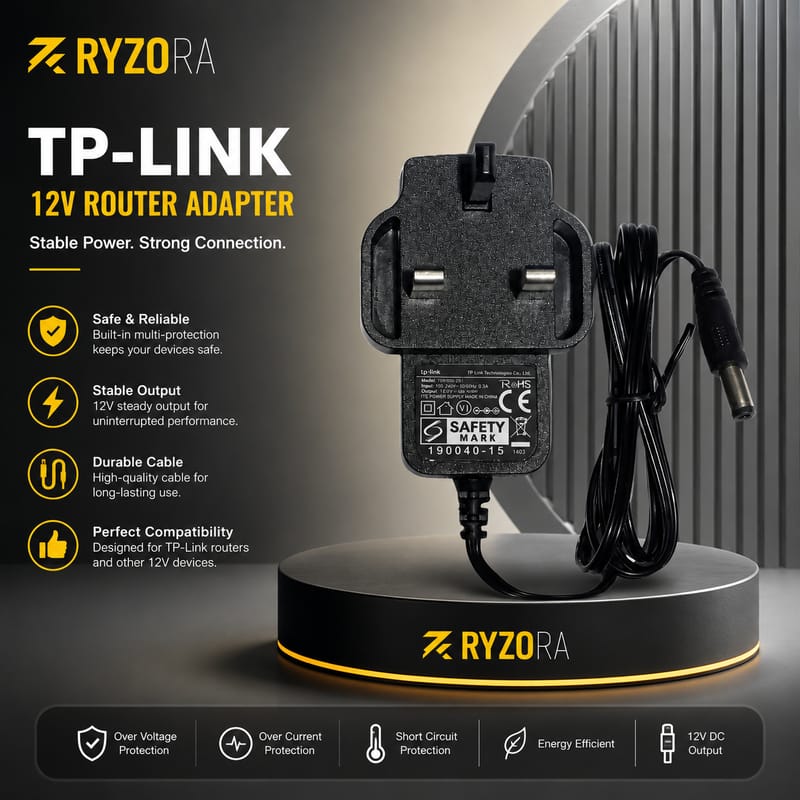 TP-Link 12V Router Adapter Power Supply