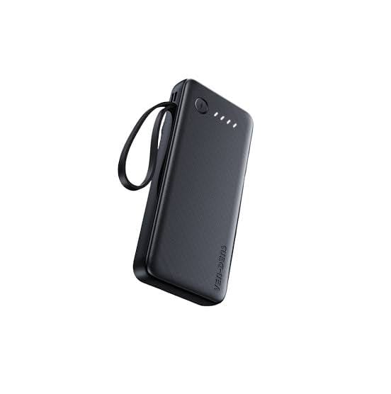 VEN-DENS VD-PB058 10000mAh High-Quality Power Bank with Built-in Charging Cable