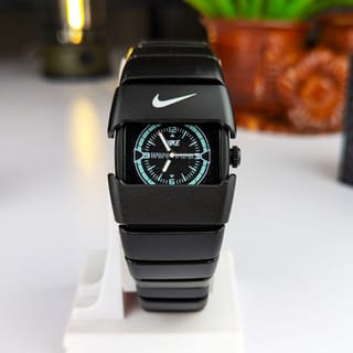 RC Nikee Chain Watch – Black / Silver 4