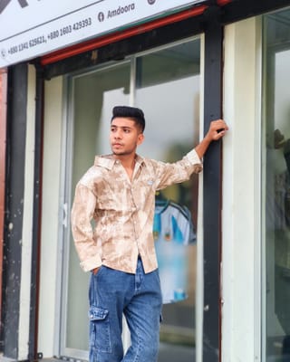  Marble Tie-Dye Casual Casual Shirt 4