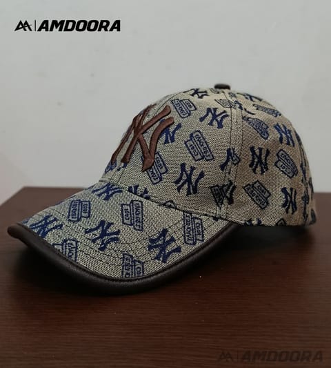 Beige NY Canvas Cap