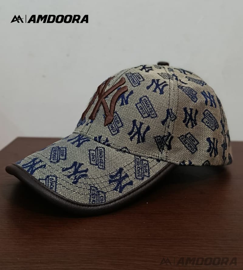 Beige NY Canvas Cap