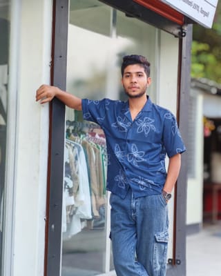 Amdoora Royal Botanical Half Shirt 1