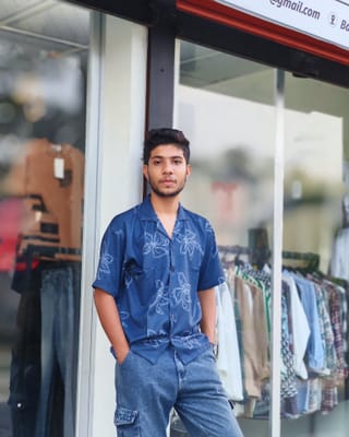Amdoora Royal Botanical Half Shirt 2