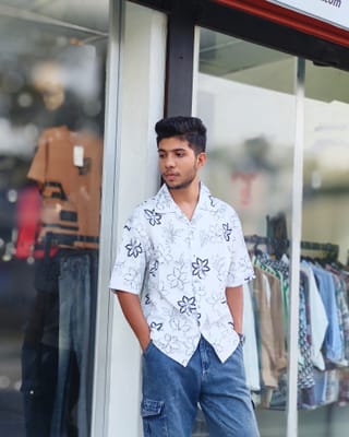 Amdoora White Midnight Boxy Shirt 2