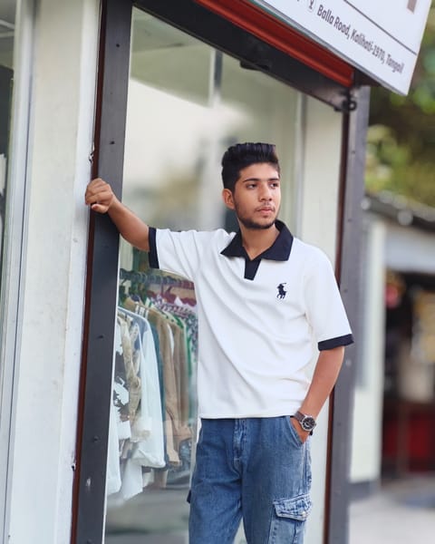 Amdoora Off-White Polo