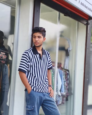 Amdoora Zebra Retro Polo Shirt 1