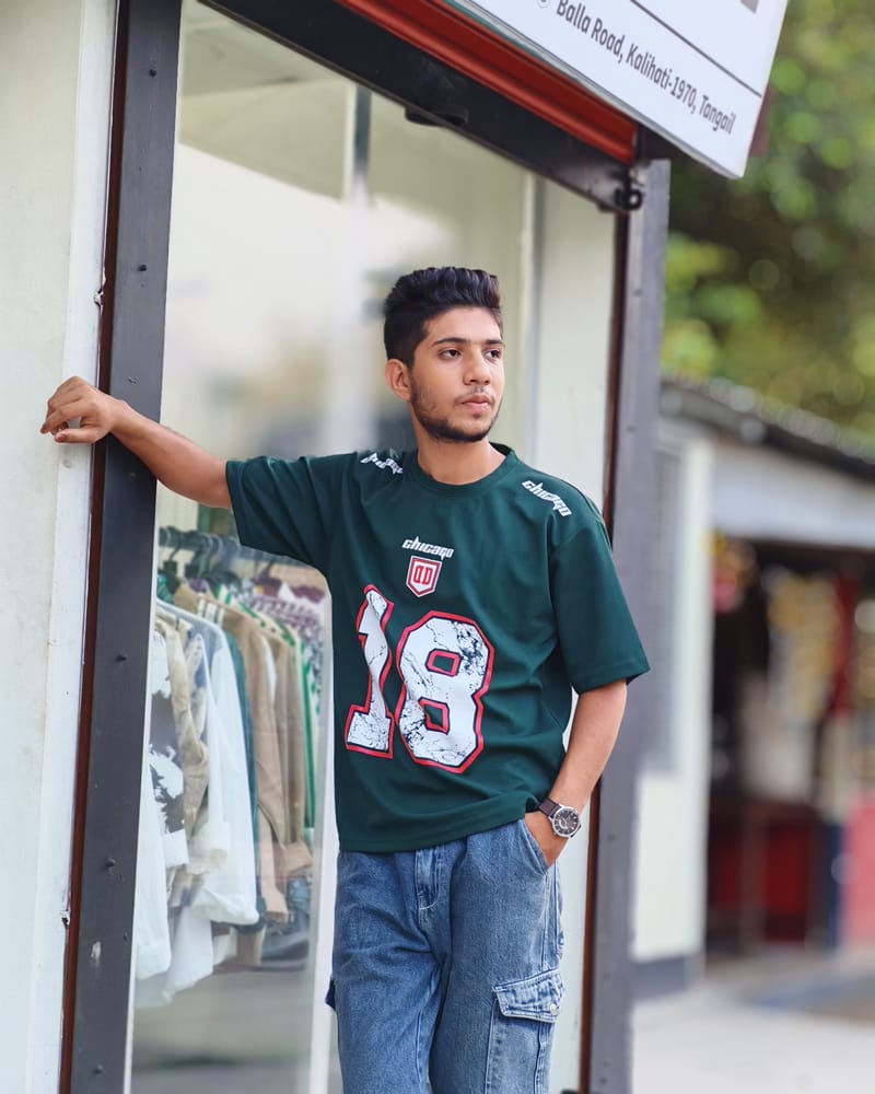 Chicago Varsity Athletic Drop-Shoulder T-Shirt