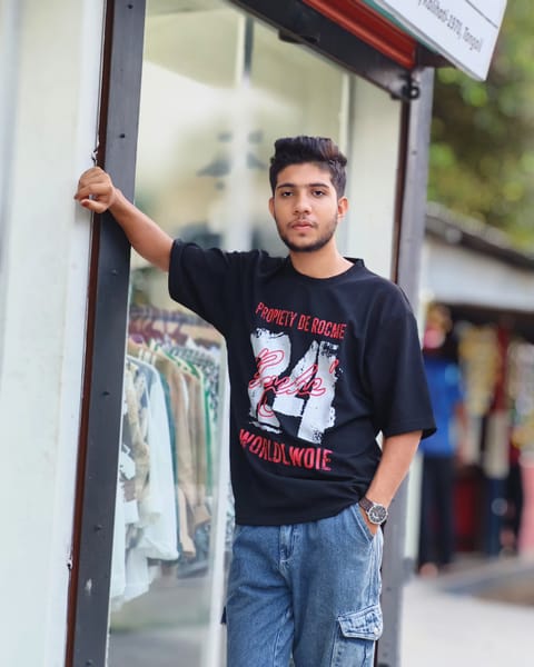 Retro World Wide 24 Black T-Shirt