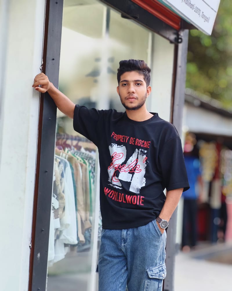 Retro World Wide 24 Black T-Shirt