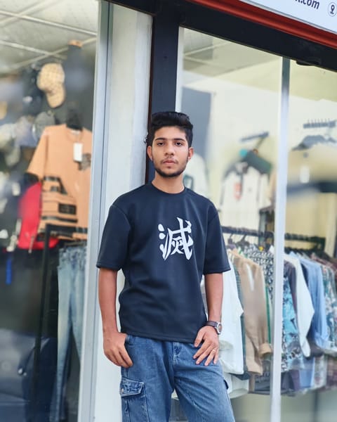 Kanji/Gothic Japanese Brown T-Shirt