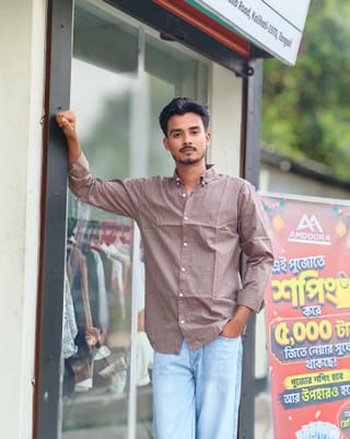 Amdoora Smart Casual Brown Checkered Shirt 2
