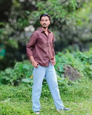 Amdoora Chocolate Brown Textured Boxyfit Shirt 3