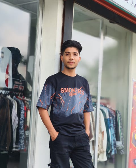 Amdoora "Smokers Denim" Splatter Black Drouf