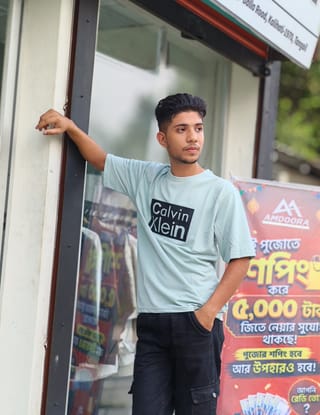 Amdoora "Calvin Klein" Box Logo Mint Green T-Shirt 2