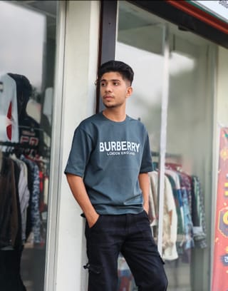 Amdoora "Burberry London England" Dark Teal T-Shirt 1