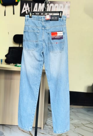 Amdoora Vintage Light Blue Distressed Semi Baggy Jeans 4
