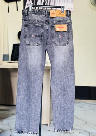 Amdoora Grey Washed Semi Baggy Jeans 4