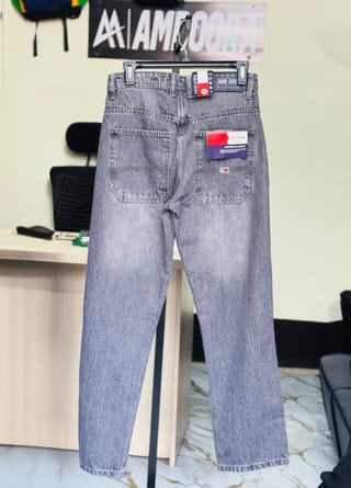 Amdoora Ash Grey Distressed Semi Baggy Jeans 2