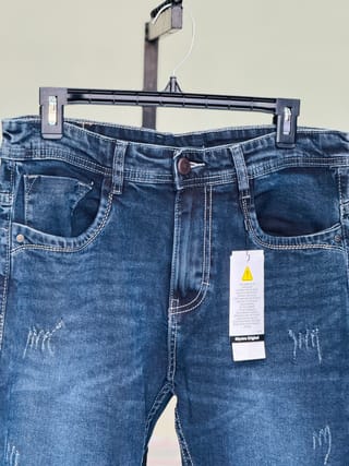 Amdoora Dark Blue Washed Roockies Slim Fit Jeans 2