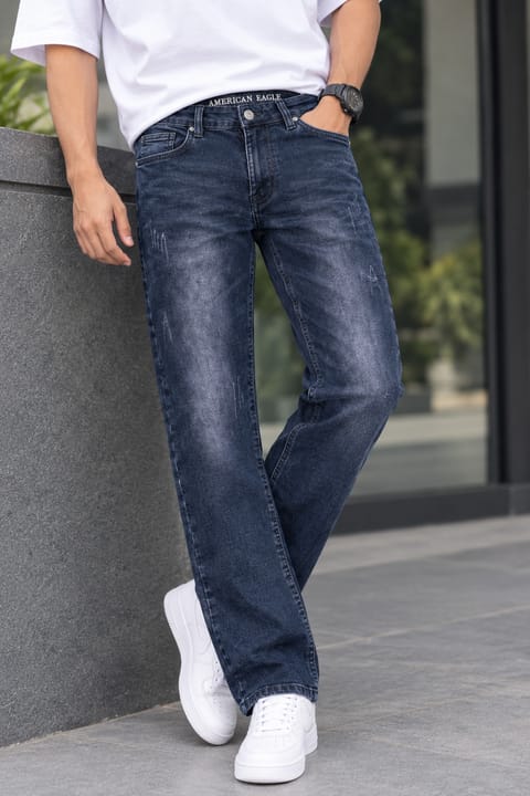 Amdoora Midnight Black Vintage American Eagle Slim Fit Jeans