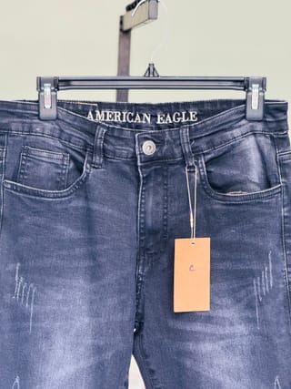 Amdoora Midnight Black Vintage American Eagle Slim Fit Jeans 2