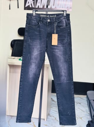 Amdoora Midnight Black Vintage American Eagle Slim Fit Jeans 3